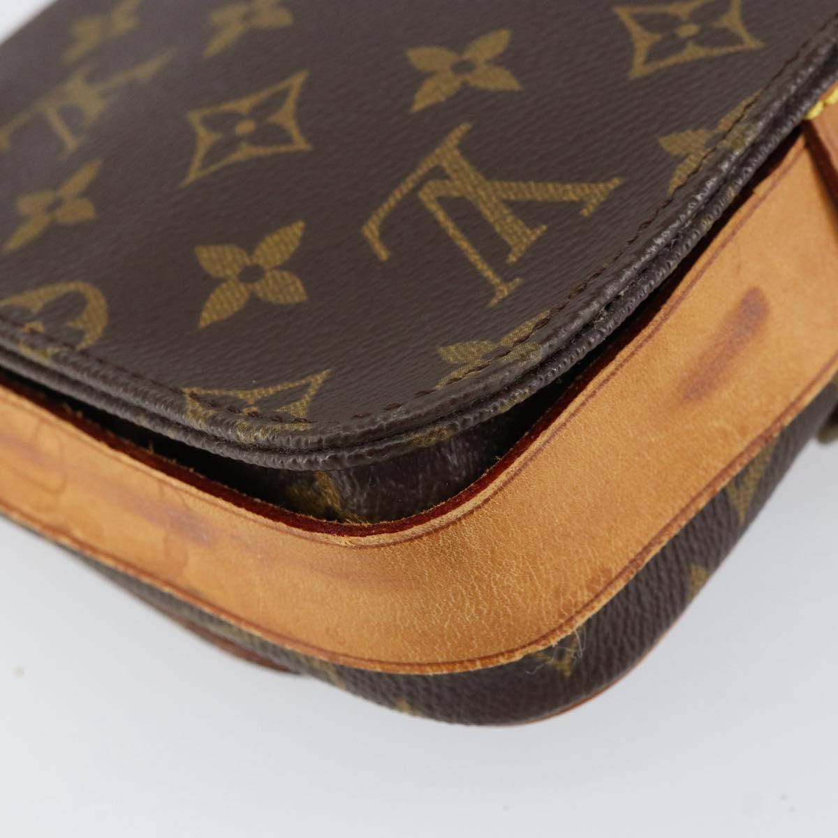 LOUIS VUITTON Monogram Cartouchiere PM Shoulder Bag M51254 LV Auth ka269
