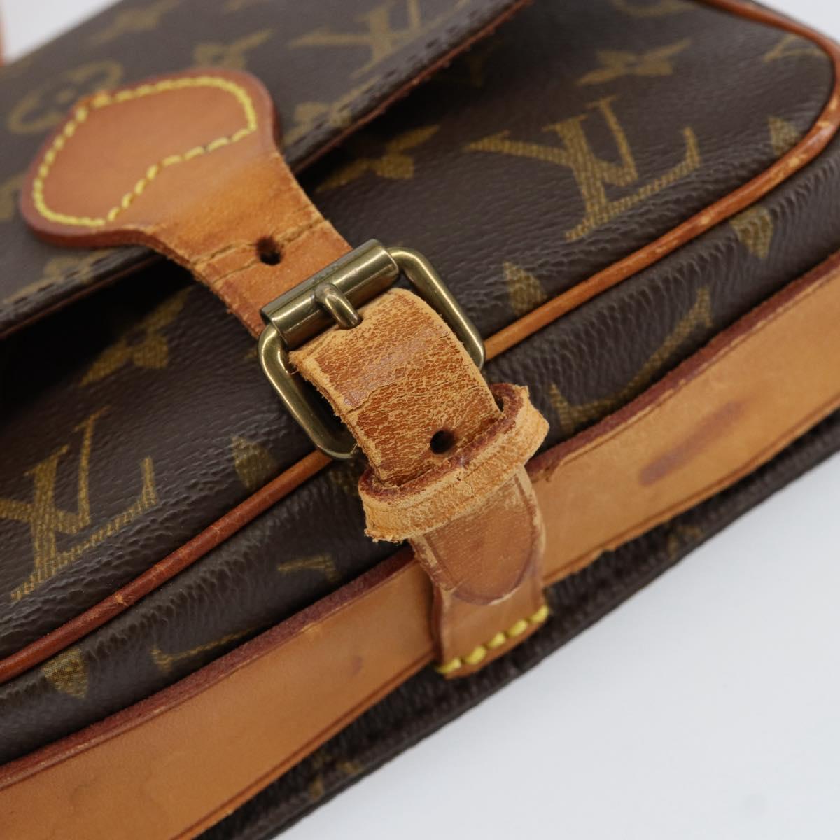LOUIS VUITTON Monogram Cartouchiere PM Shoulder Bag M51254 LV Auth ka269