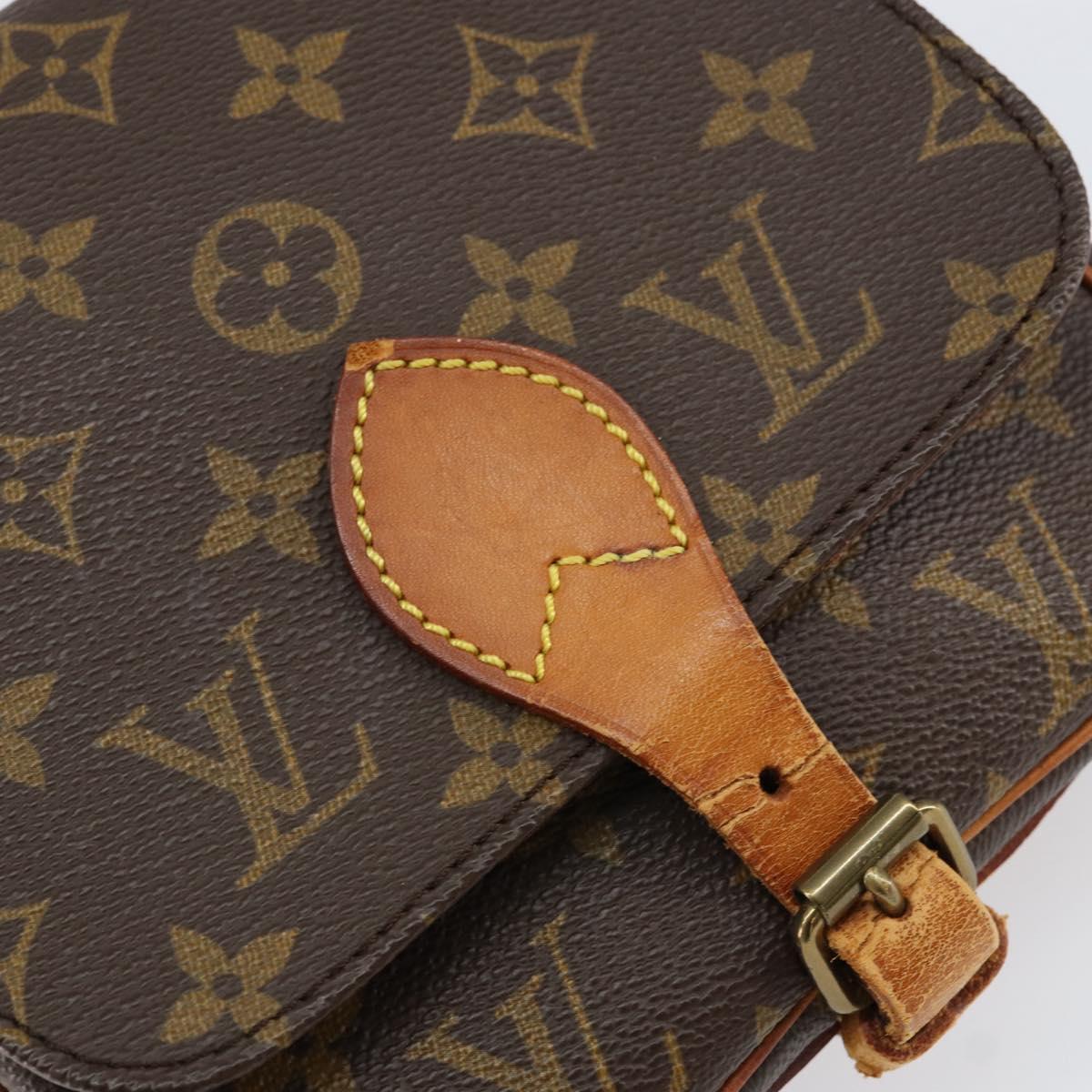 LOUIS VUITTON Monogram Cartouchiere PM Shoulder Bag M51254 LV Auth ka269