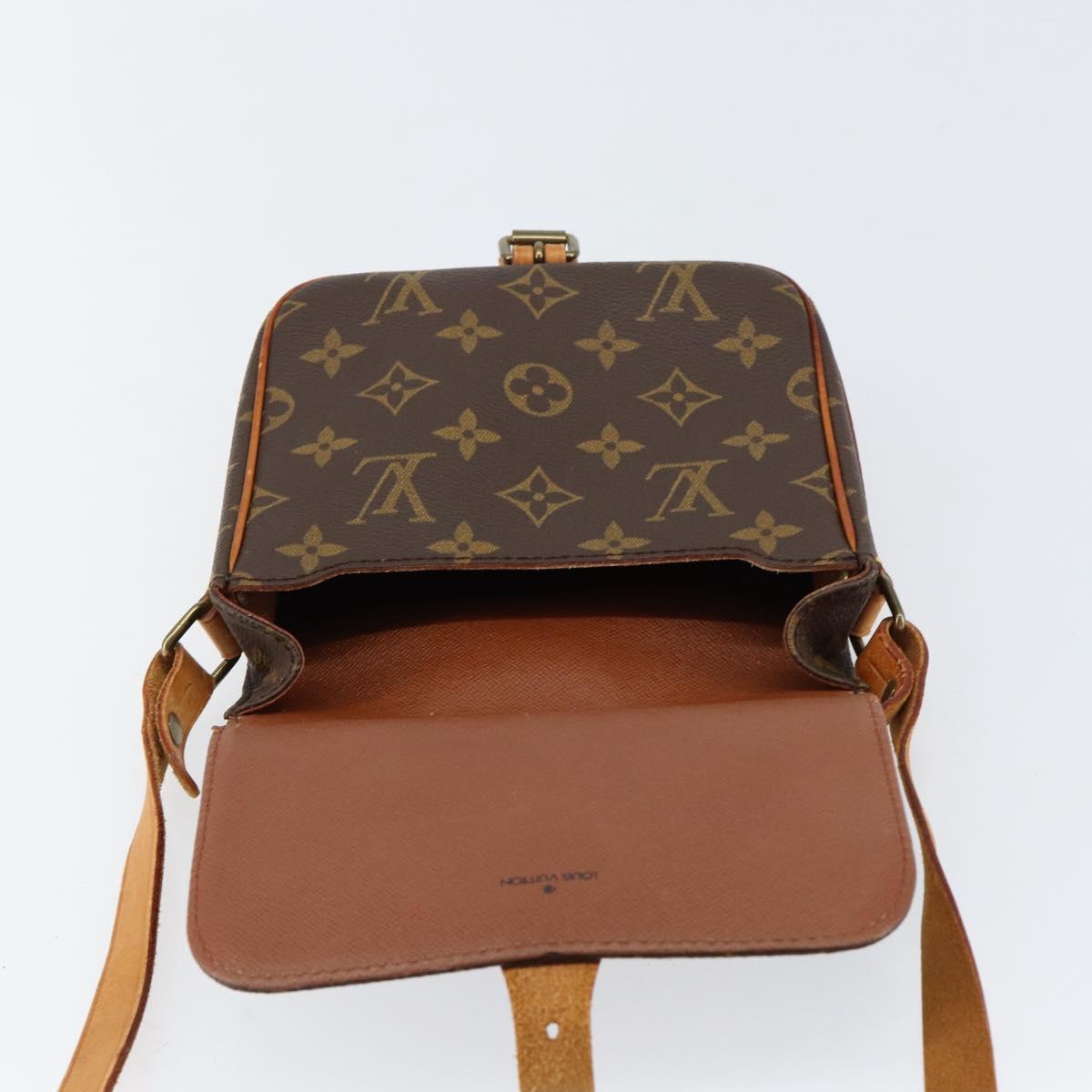 LOUIS VUITTON Monogram Cartouchiere PM Shoulder Bag M51254 LV Auth ka269