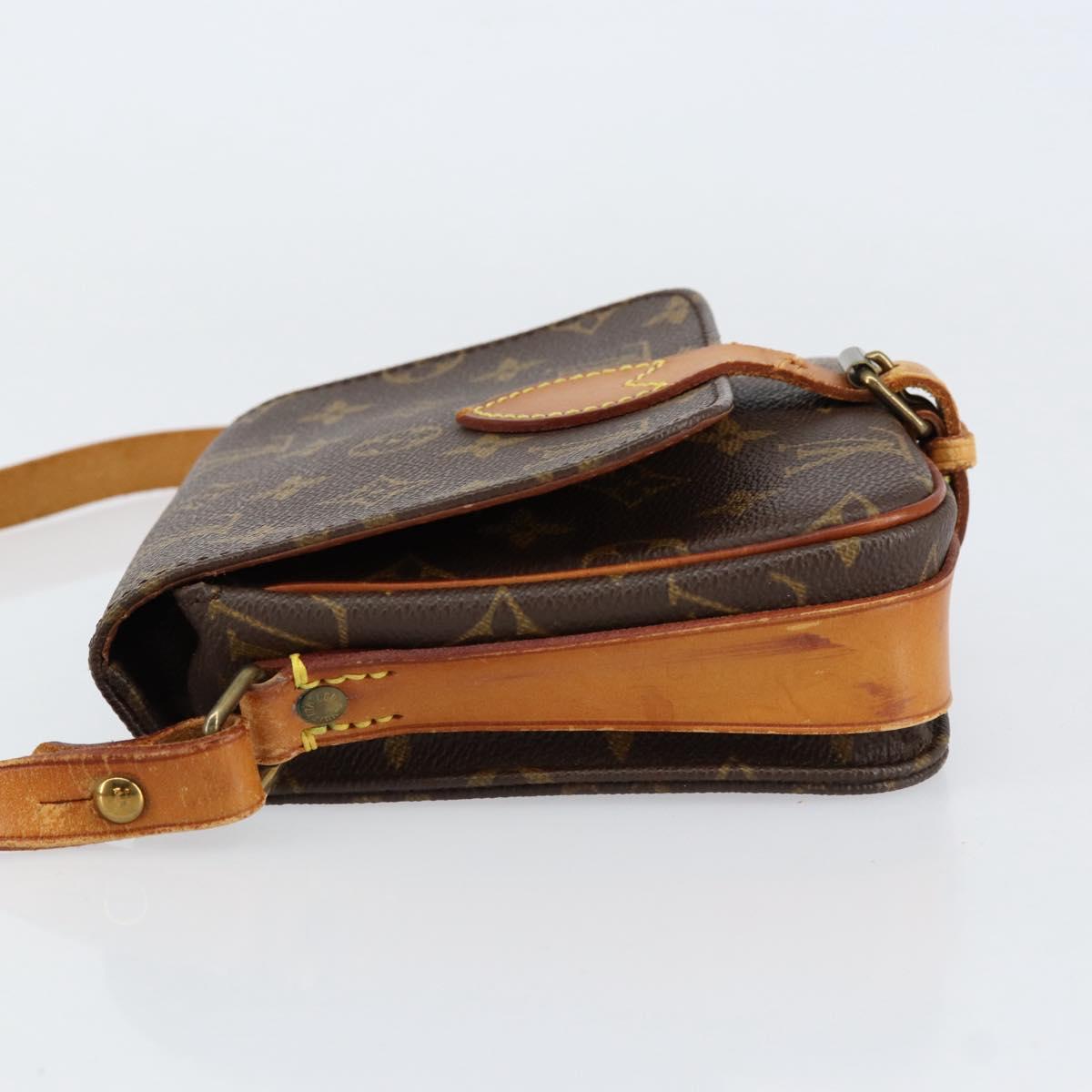 LOUIS VUITTON Monogram Cartouchiere PM Shoulder Bag M51254 LV Auth ka269