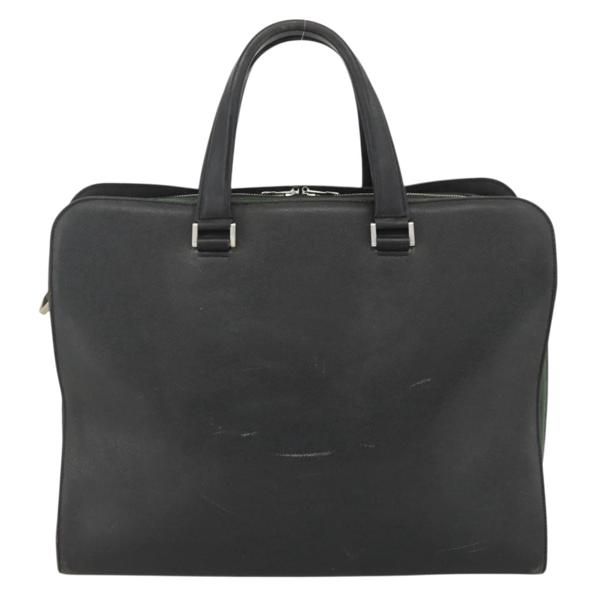 LOUIS VUITTON Taiga Nevsky Business Bag Ardoise M30872 LV Auth ka2693