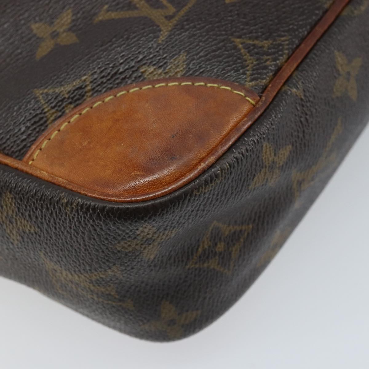 LOUIS VUITTON Monogram Compiegne 28 Clutch Bag M51845 LV Auth ka2703