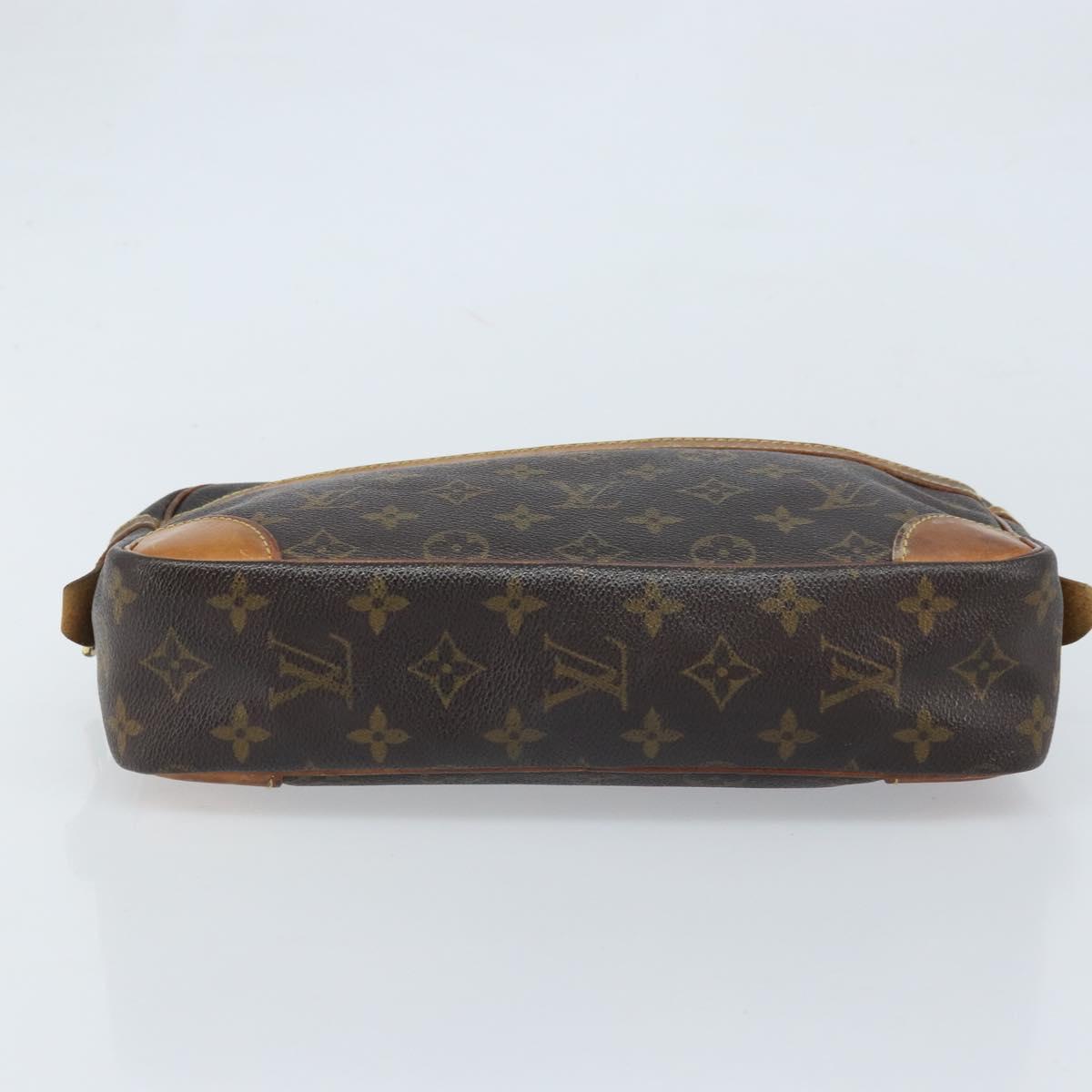LOUIS VUITTON Monogram Compiegne 28 Clutch Bag M51845 LV Auth ka2703