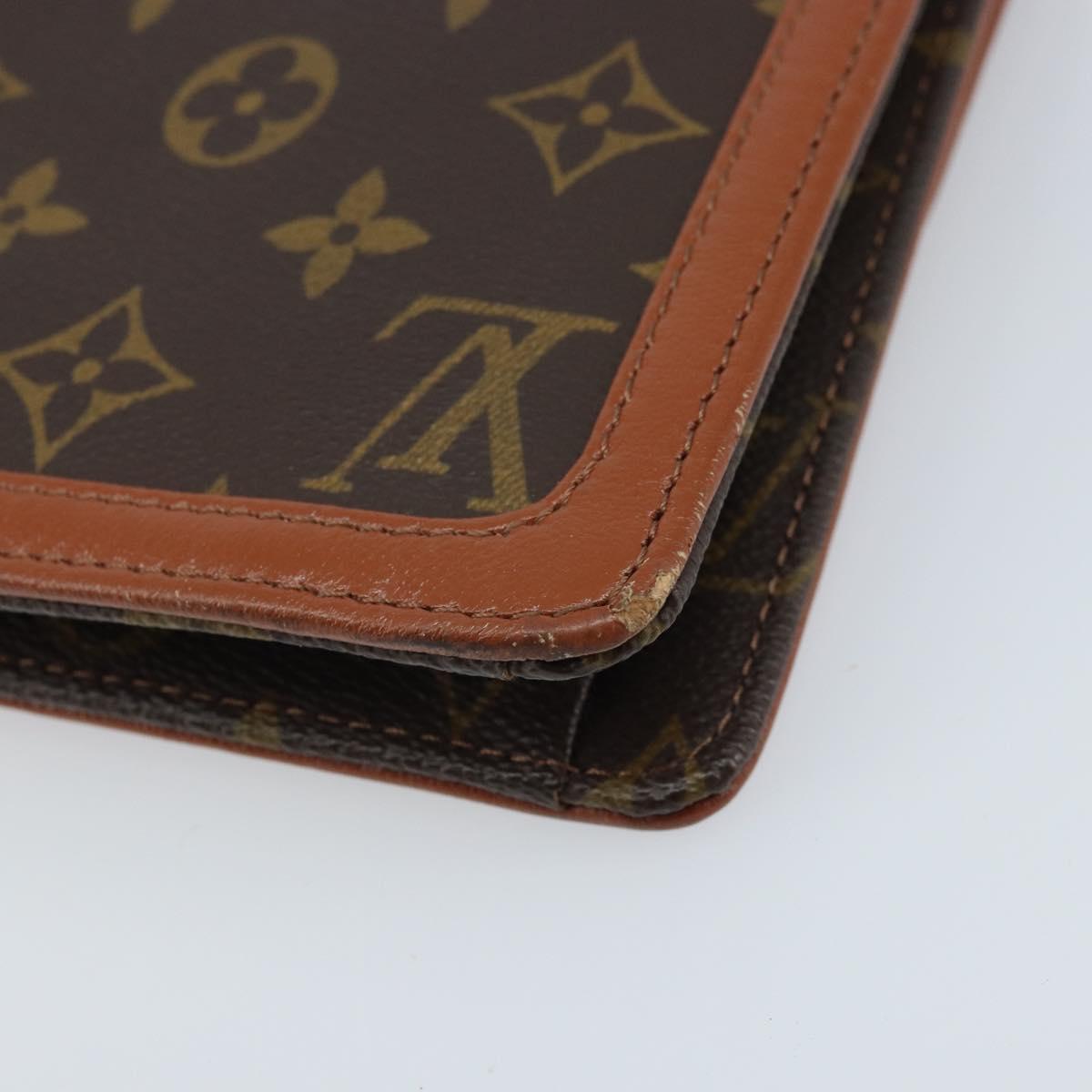 LOUIS VUITTON Monogram Pochette Dam GM Clutch Bag M51810 LV Auth ka2713