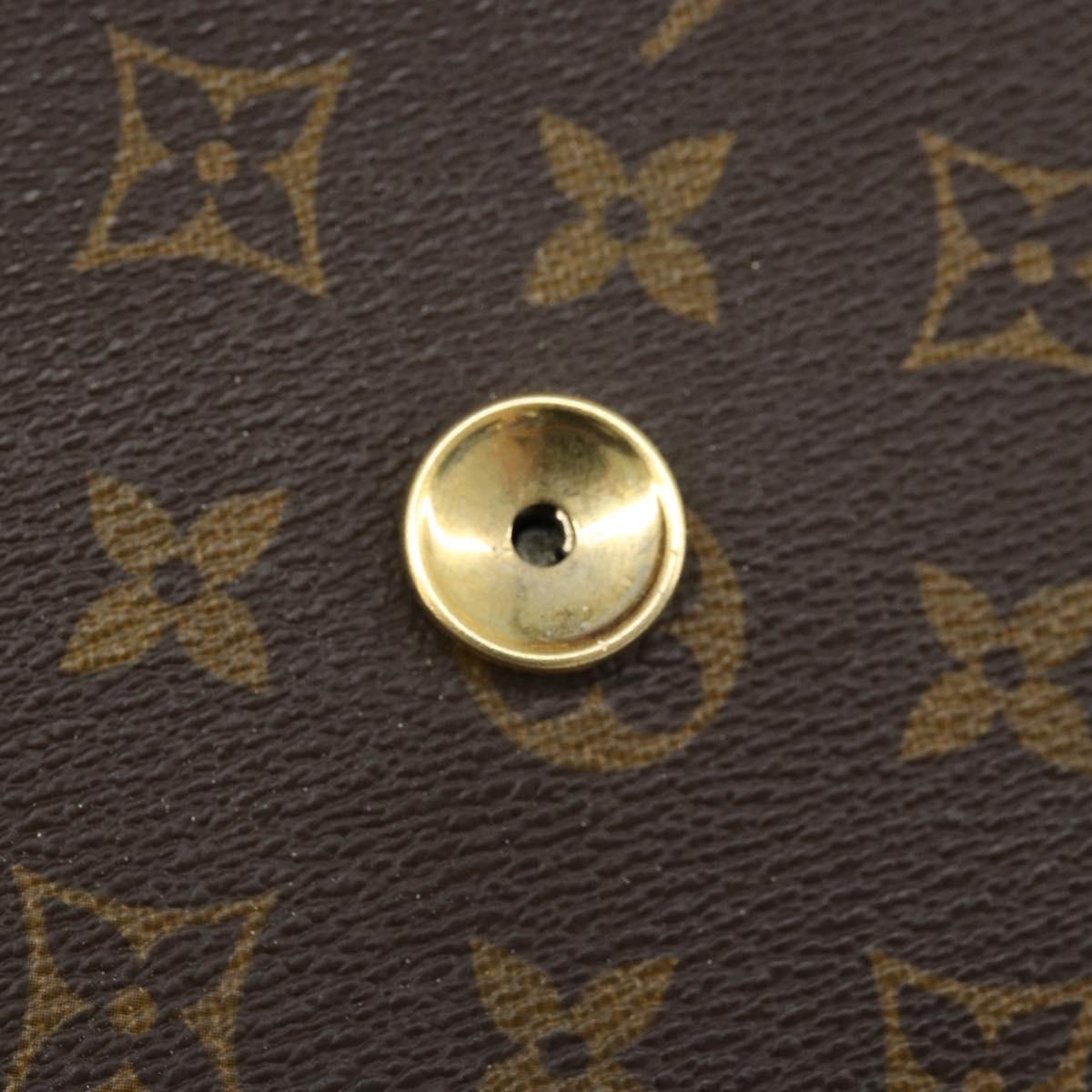 LOUIS VUITTON Monogram Pochette Dam GM Clutch Bag M51810 LV Auth ka2713