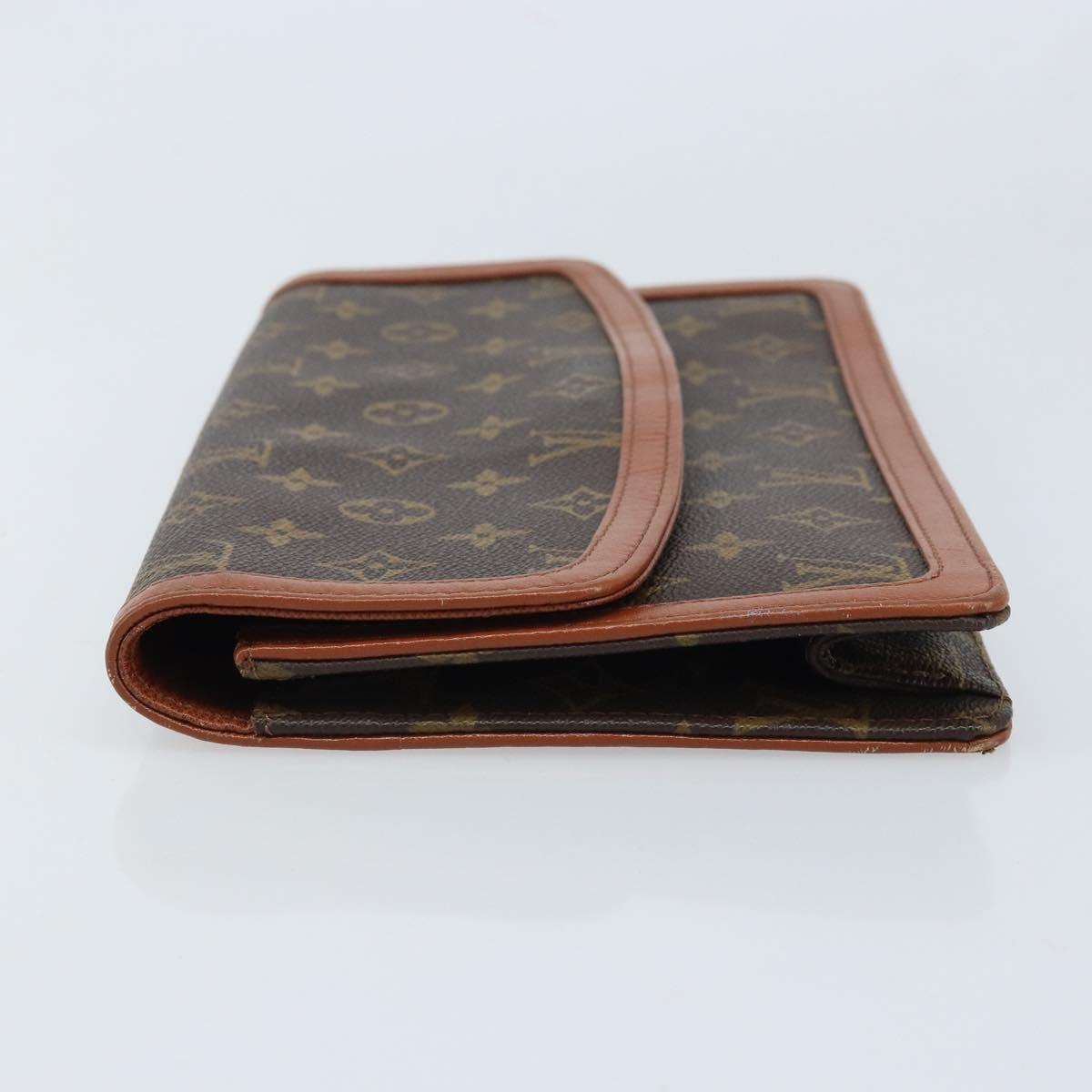 LOUIS VUITTON Monogram Pochette Dam GM Clutch Bag M51810 LV Auth ka2713