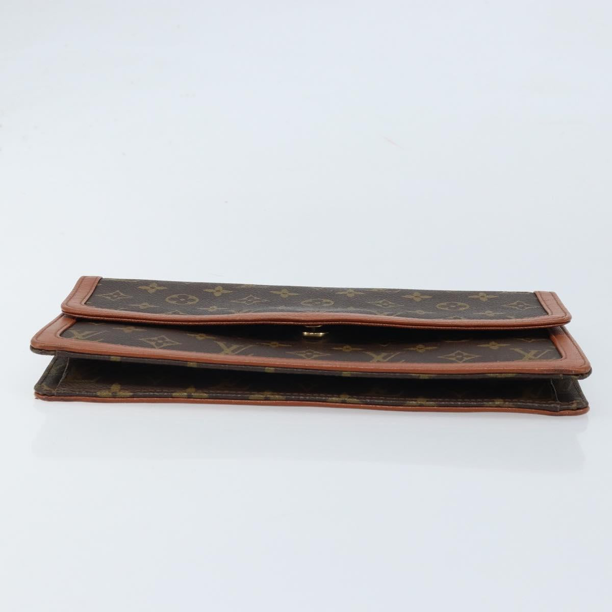 LOUIS VUITTON Monogram Pochette Dam GM Clutch Bag M51810 LV Auth ka2713