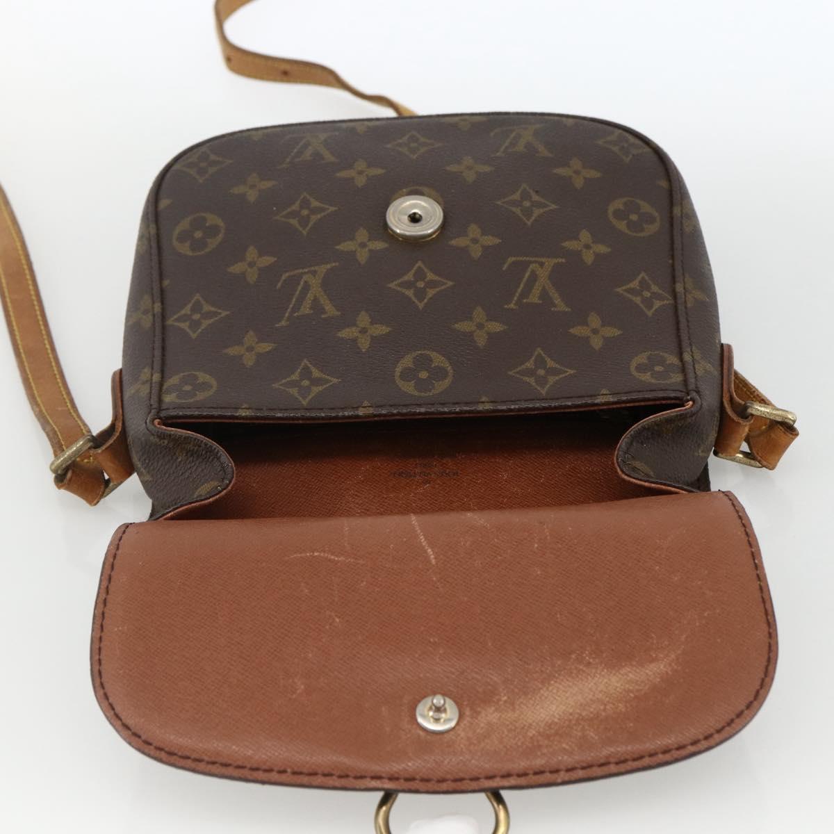 LOUIS VUITTON Monogram Saint Cloud MM Shoulder Bag M51243 LV Auth ka2725