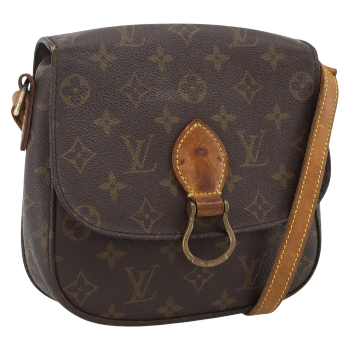 LOUIS VUITTON Monogram Saint Cloud MM Shoulder Bag M51243 LV Auth ka2725