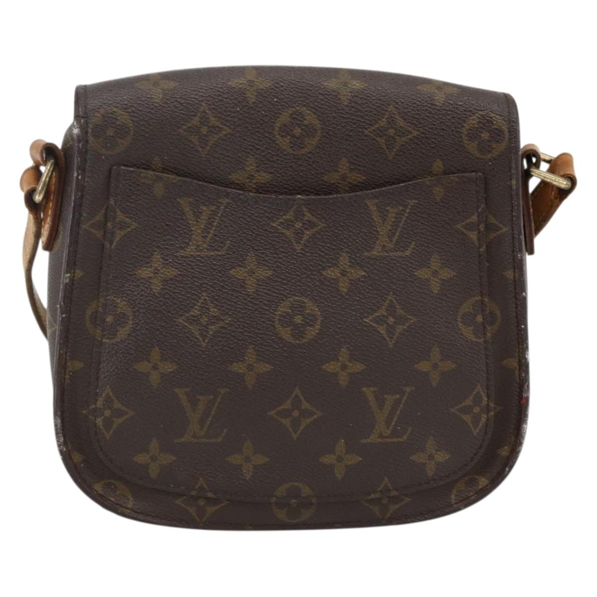 LOUIS VUITTON Monogram Saint Cloud MM Shoulder Bag M51243 LV Auth ka2725