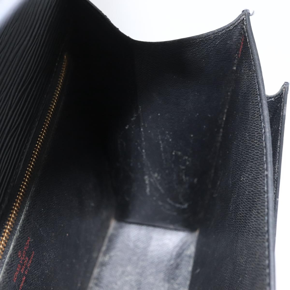LOUIS VUITTON Epi Monceau 28 Hand Bag Black M52122 LV Auth ka2727