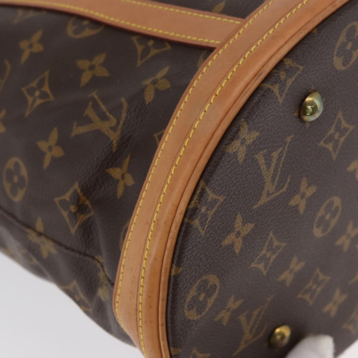 LOUIS VUITTON Monogram Bucket GM Shoulder Bag M42236 LV Auth ka2749