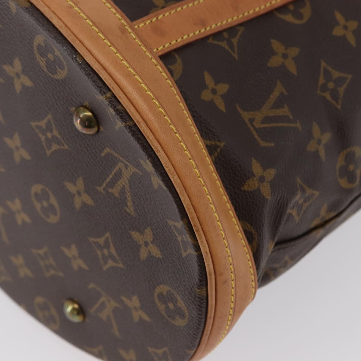 LOUIS VUITTON Monogram Bucket GM Shoulder Bag M42236 LV Auth ka2749