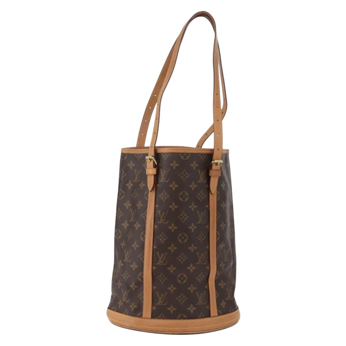 LOUIS VUITTON Monogram Bucket GM Shoulder Bag M42236 LV Auth ka2749