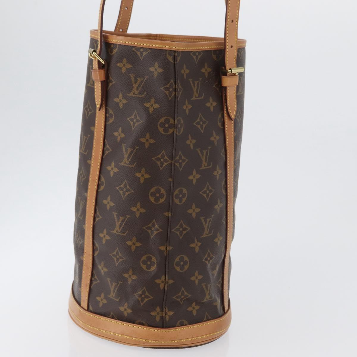LOUIS VUITTON Monogram Bucket GM Shoulder Bag M42236 LV Auth ka2749