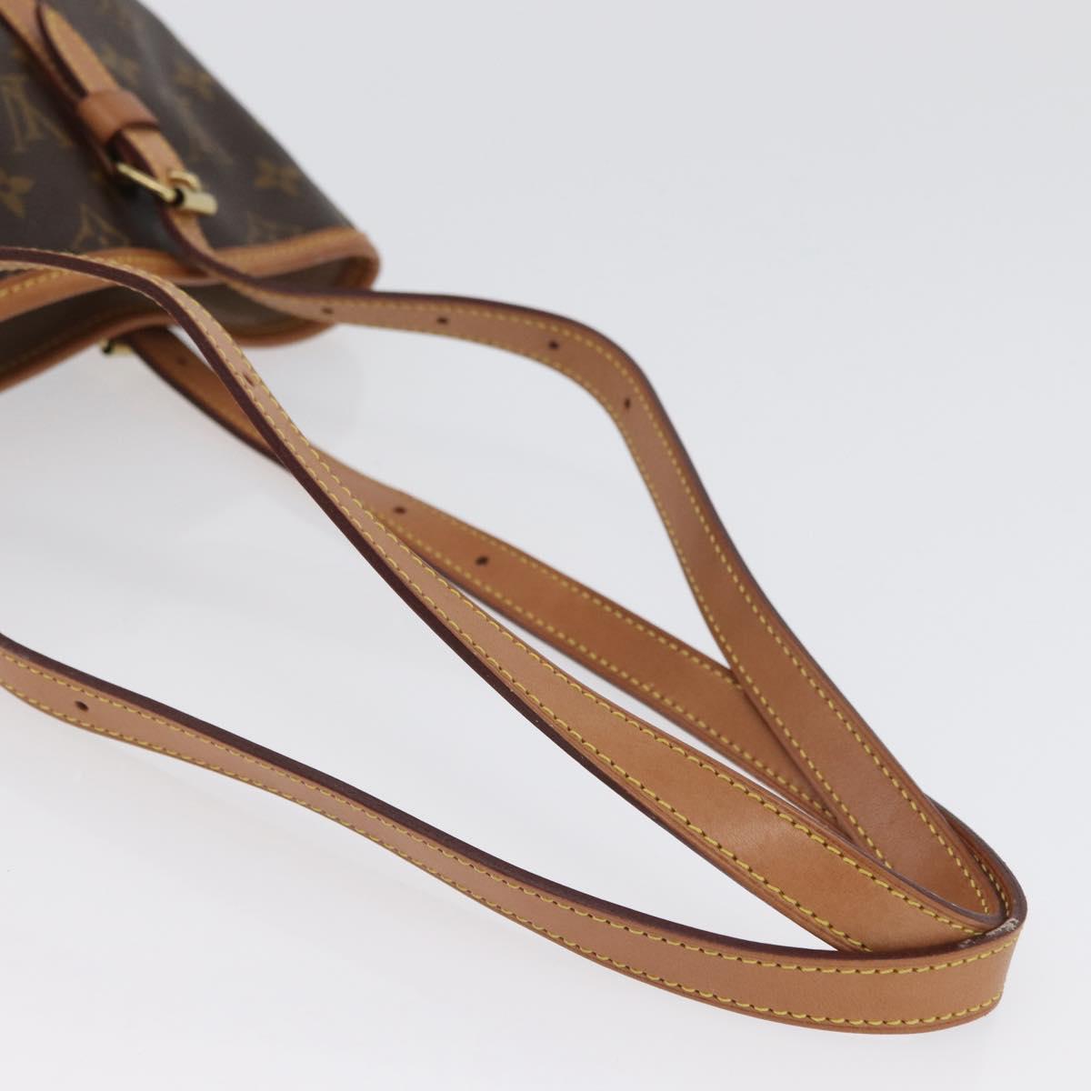 LOUIS VUITTON Monogram Bucket GM Shoulder Bag M42236 LV Auth ka2749