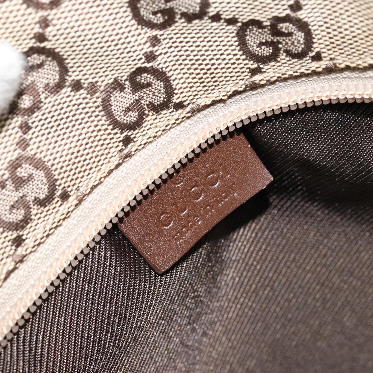 GUCCI GG Canvas Tote Bag Beige 28898 Auth ka2752