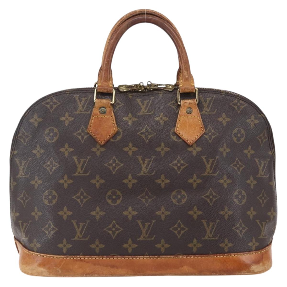 LOUIS VUITTON Monogram Alma Hand Bag M51130 LV Auth ka276