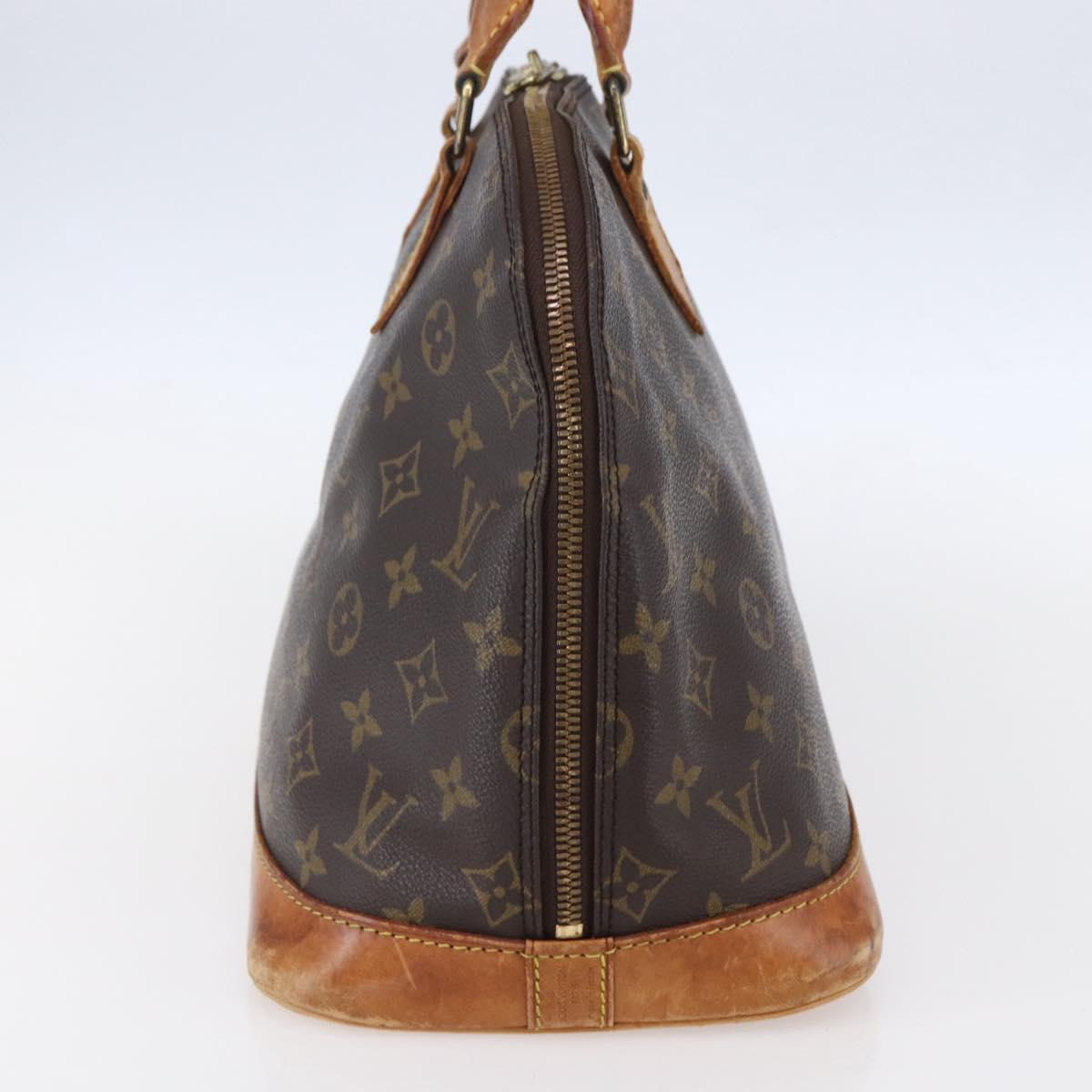 LOUIS VUITTON Monogram Alma Hand Bag M51130 LV Auth ka276