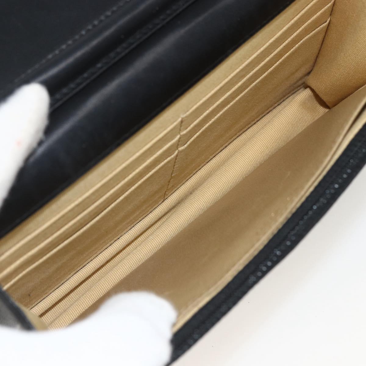 CHANEL Matelasse Chain Shoulder Bag Lamb Skin Black Gold CC Auth ka2771A