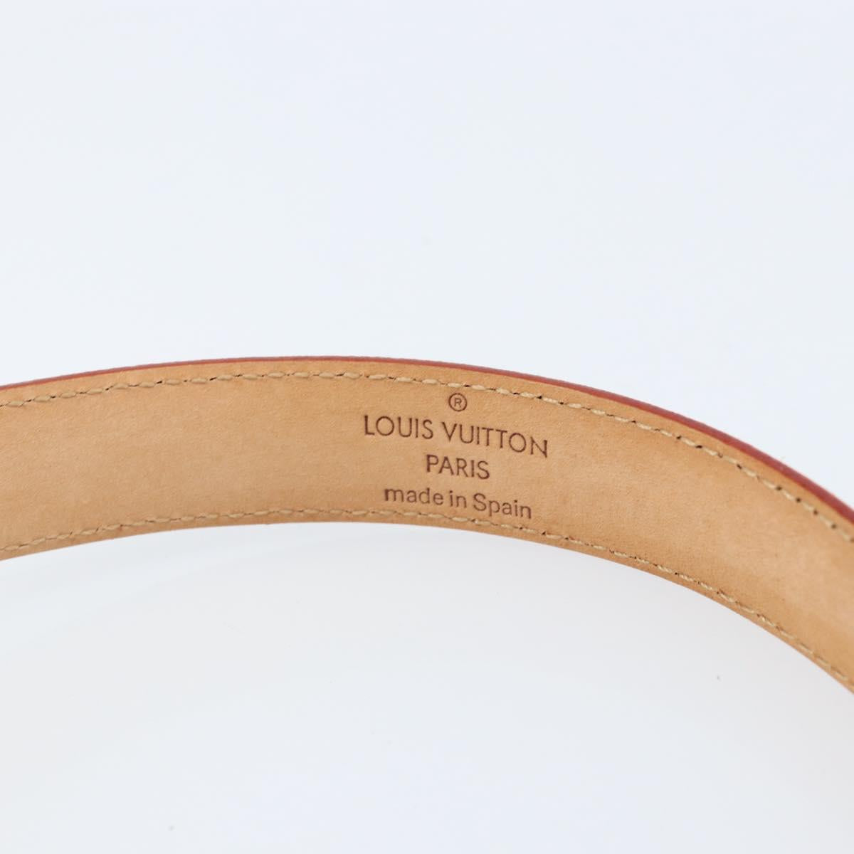 LOUIS VUITTON Monogram Cherry Blossom Ceinture Belt 33.1"" M9273W Auth ka2773V
