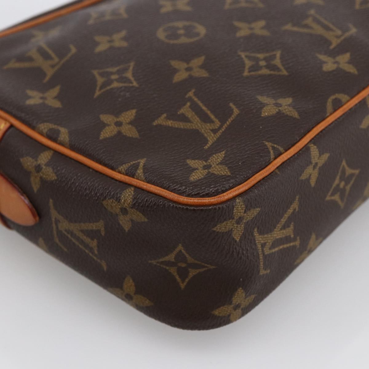 LOUIS VUITTON Monogram Compiegne 23 Clutch Bag M51847 LV Auth ka2802