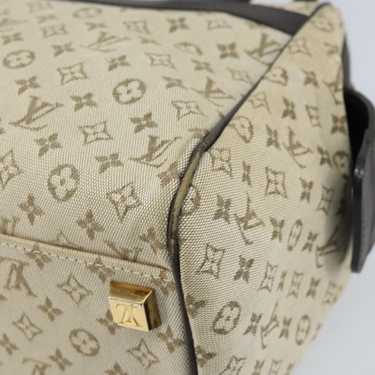 LOUIS VUITTON Monogram Mini Josephine PM Hand Bag Khaki M92215 LV Auth ka2807