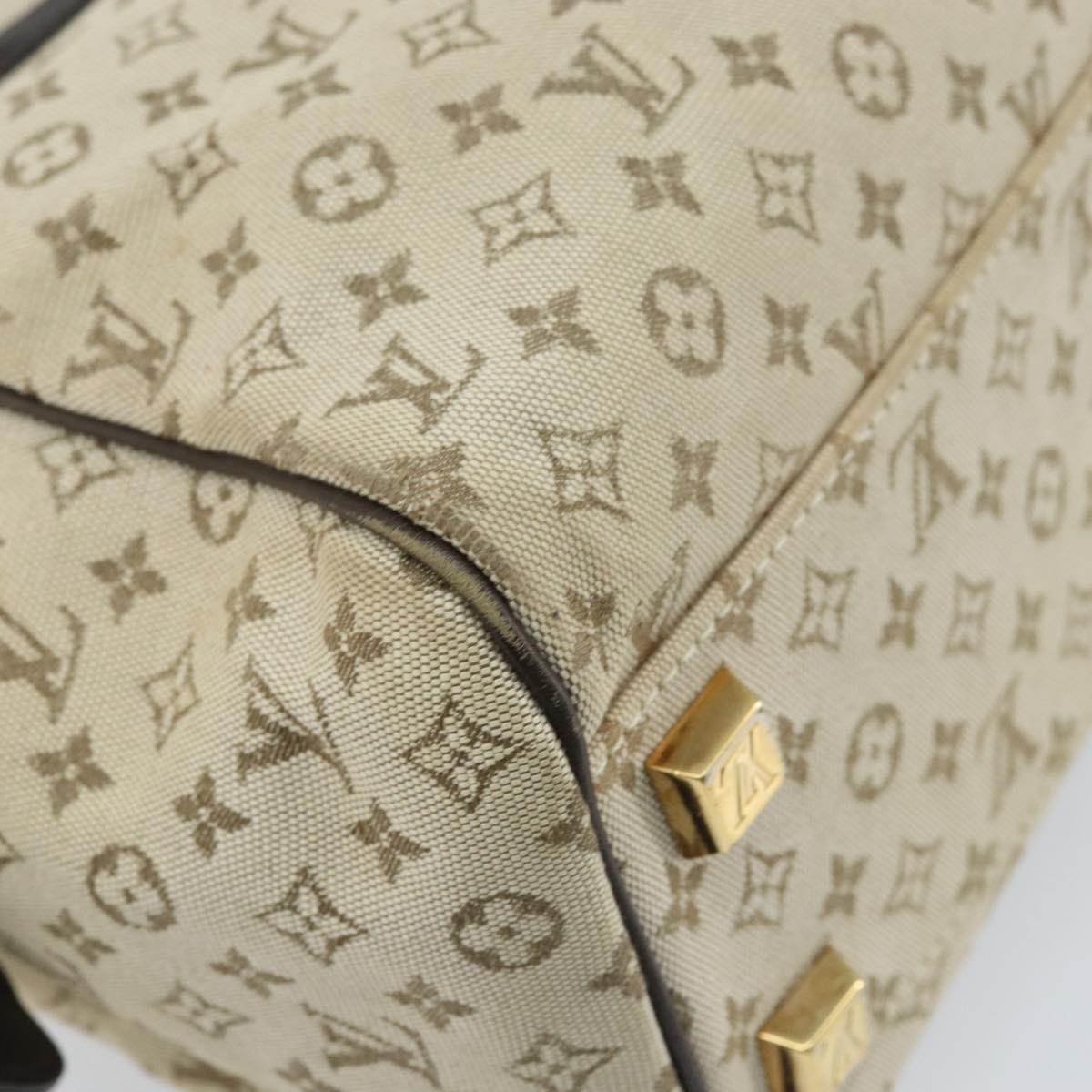 LOUIS VUITTON Monogram Mini Josephine PM Hand Bag Khaki M92215 LV Auth ka2807