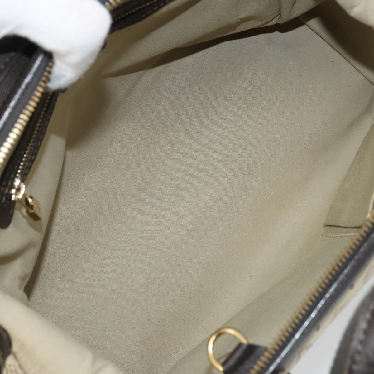 LOUIS VUITTON Monogram Mini Josephine PM Hand Bag Khaki M92215 LV Auth ka2807