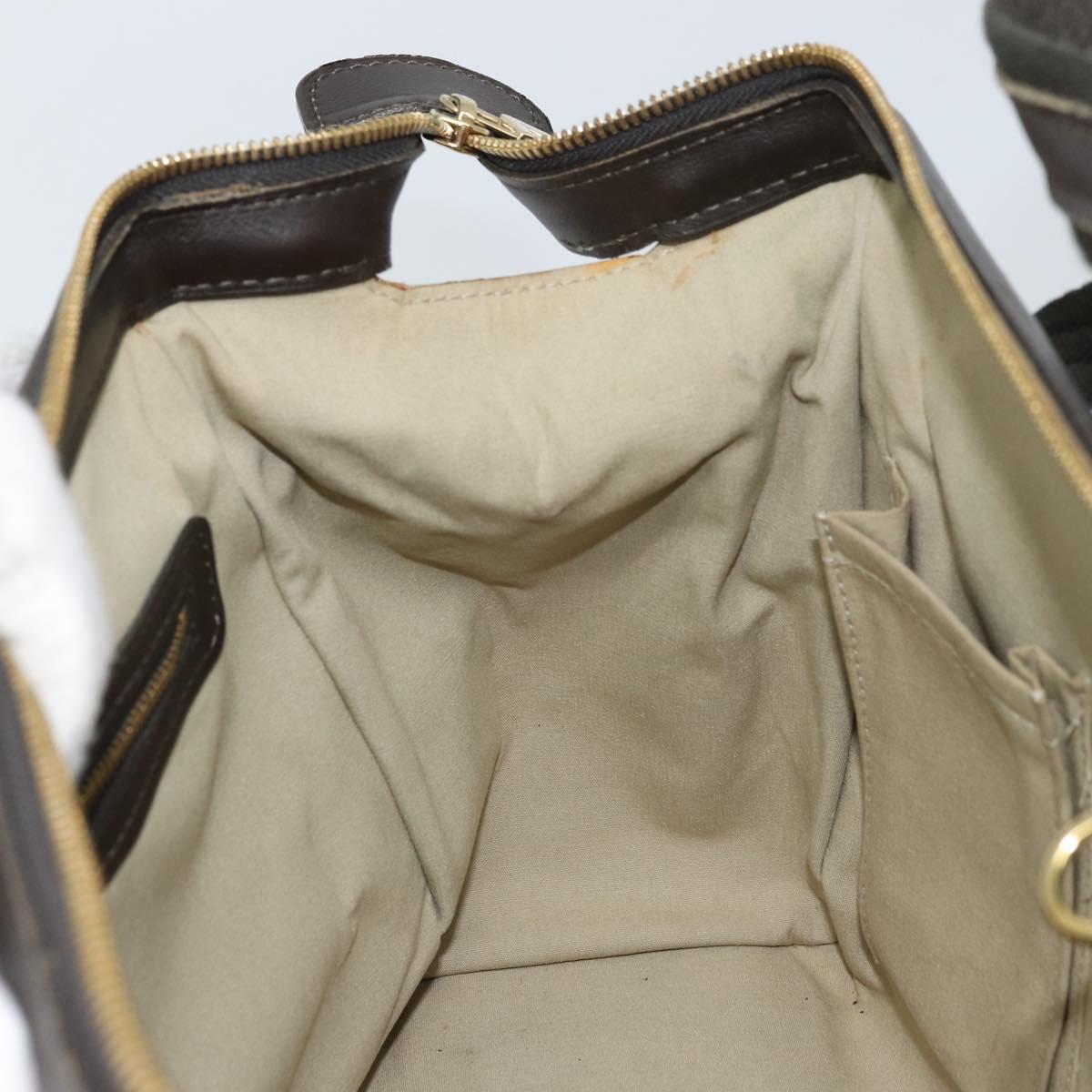 LOUIS VUITTON Monogram Mini Josephine PM Hand Bag Khaki M92215 LV Auth ka2807
