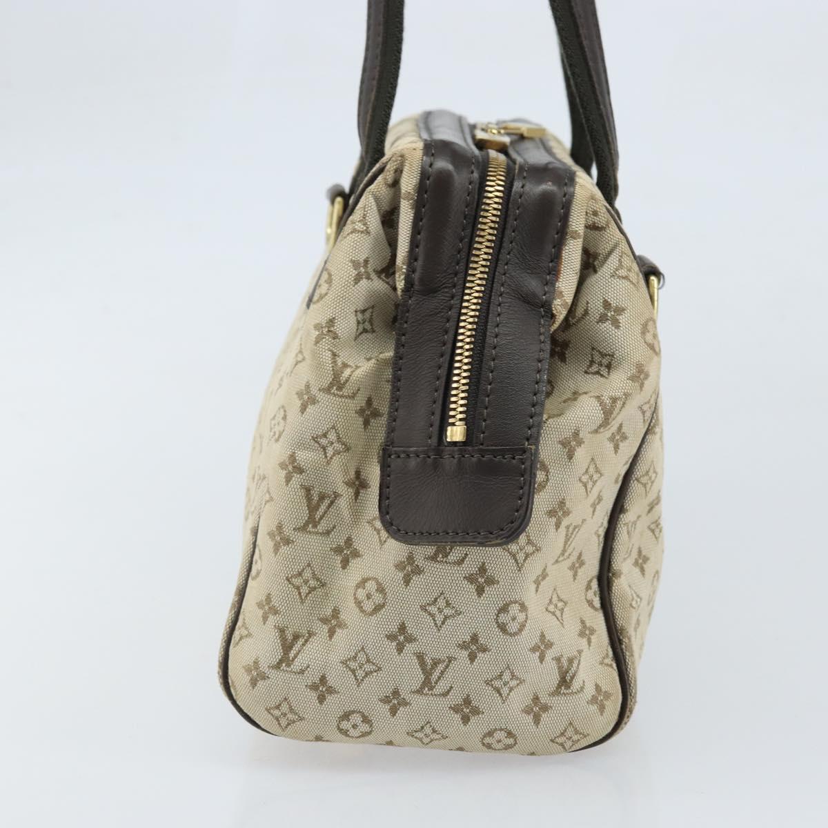 LOUIS VUITTON Monogram Mini Josephine PM Hand Bag Khaki M92215 LV Auth ka2807