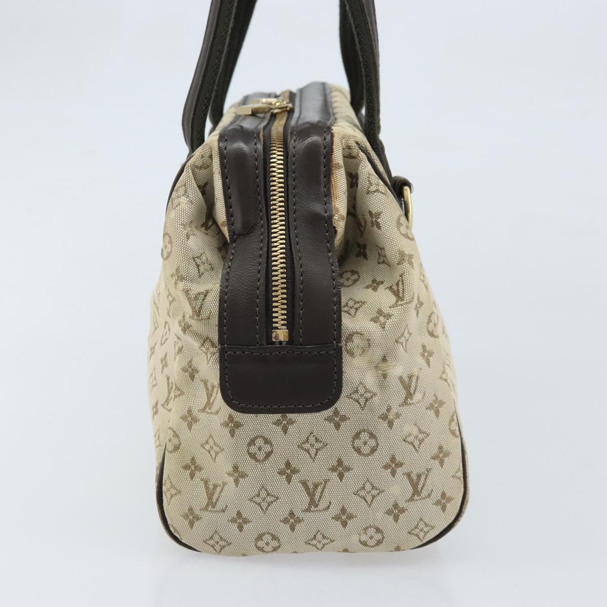 LOUIS VUITTON Monogram Mini Josephine PM Hand Bag Khaki M92215 LV Auth ka2807