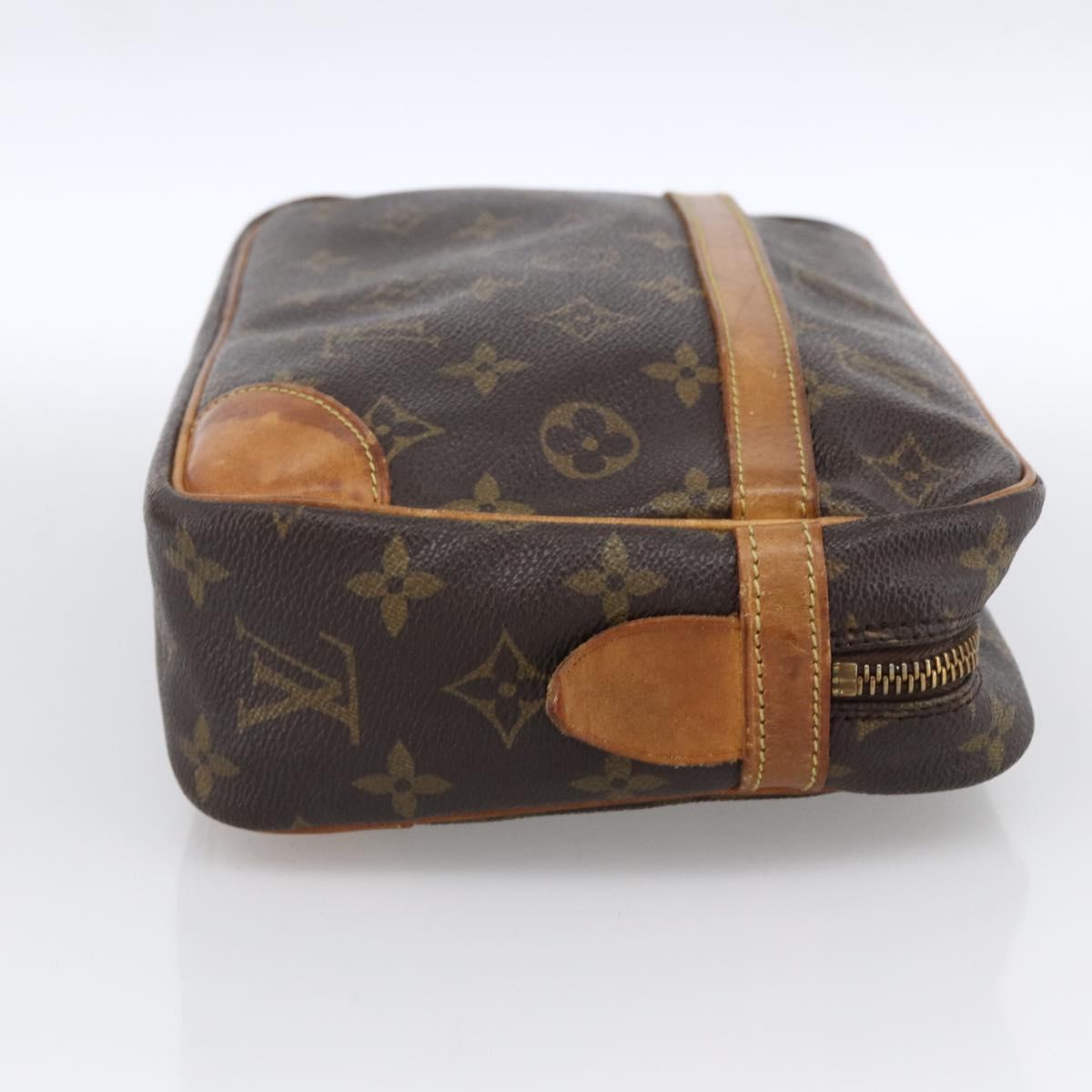 LOUIS VUITTON Monogram Compiegne 28 Clutch Bag M51845 LV Auth ka2808