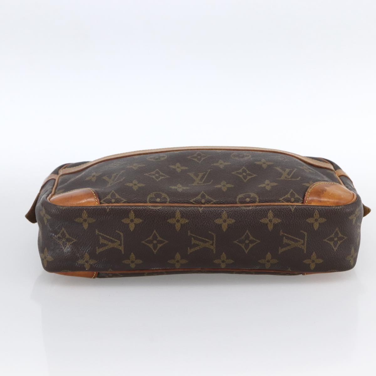 LOUIS VUITTON Monogram Compiegne 28 Clutch Bag M51845 LV Auth ka2808