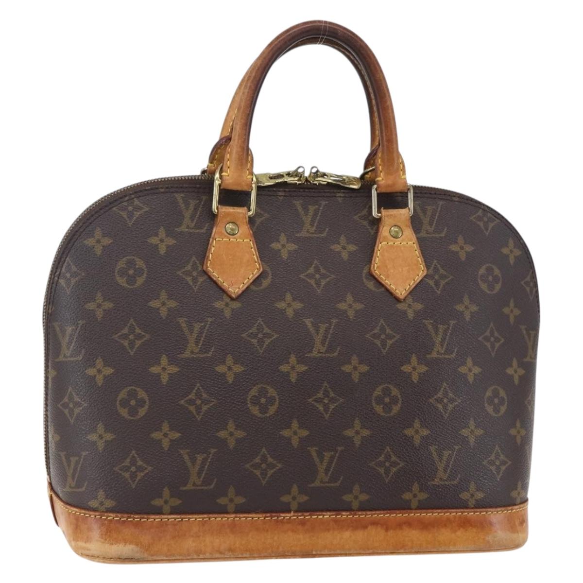 LOUIS VUITTON Monogram Alma Hand Bag M51130 LV Auth ka281