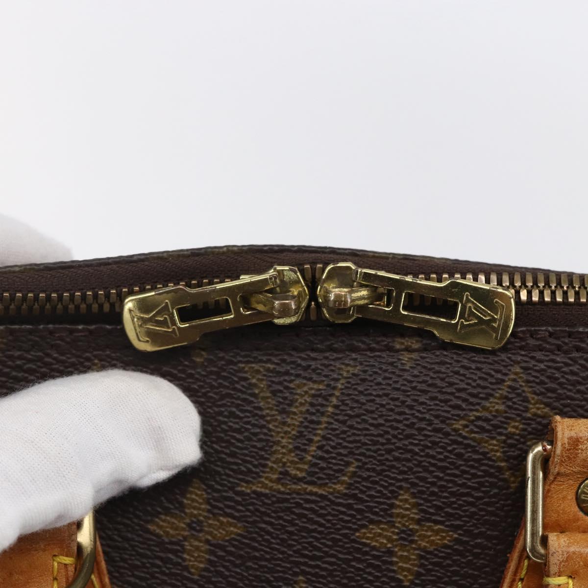 LOUIS VUITTON Monogram Alma Hand Bag M51130 LV Auth ka281