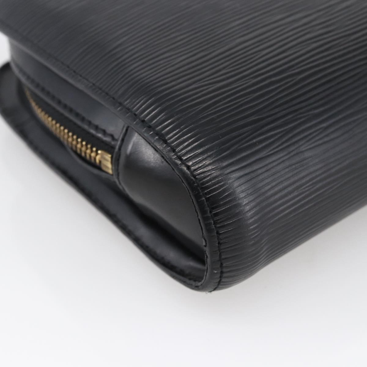 LOUIS VUITTON Epi Orsay Clutch Bag Black M51992 LV Auth ka2810