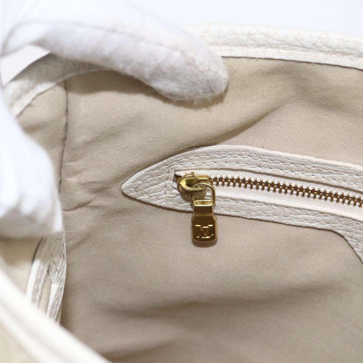 LOUIS VUITTON Monogram Mini Lin Bucket PM Shoulder Bag Dunne M95316 Auth ka2813