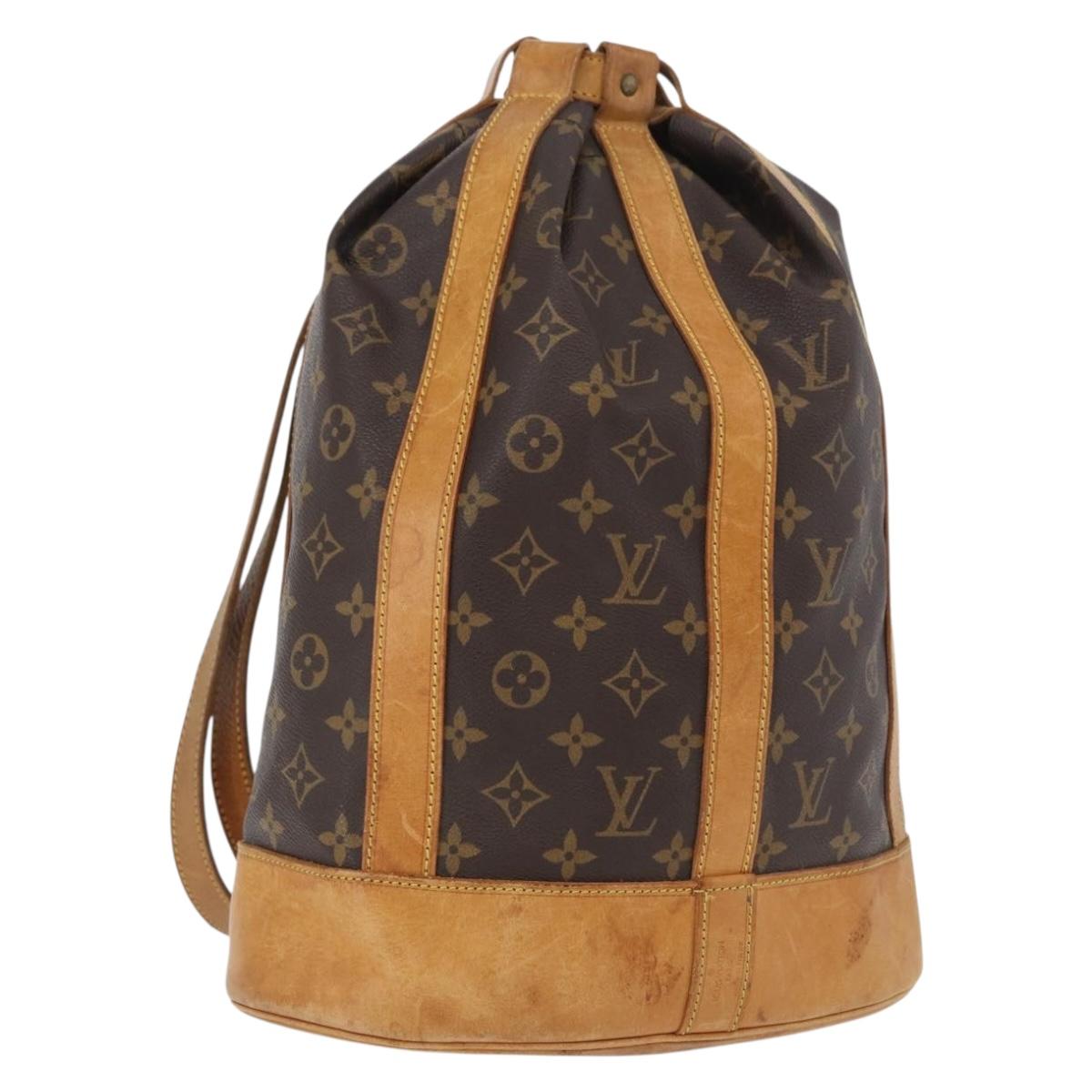 LOUIS VUITTON Monogram Randonnee PM Shoulder Bag M42243 LV Auth ka2816