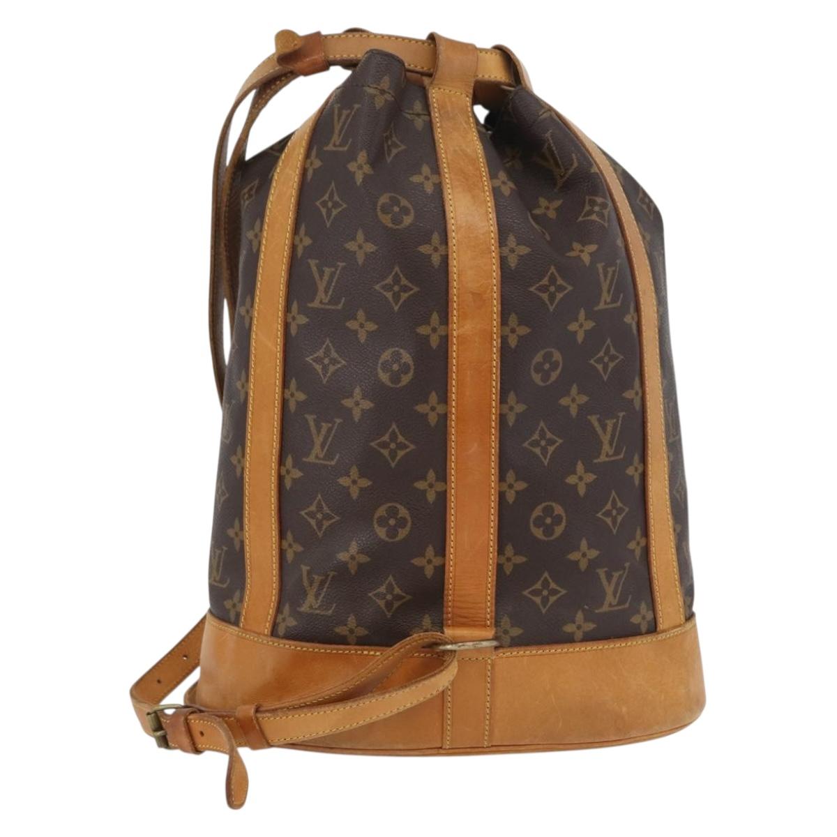 LOUIS VUITTON Monogram Randonnee PM Shoulder Bag M42243 LV Auth ka2816
