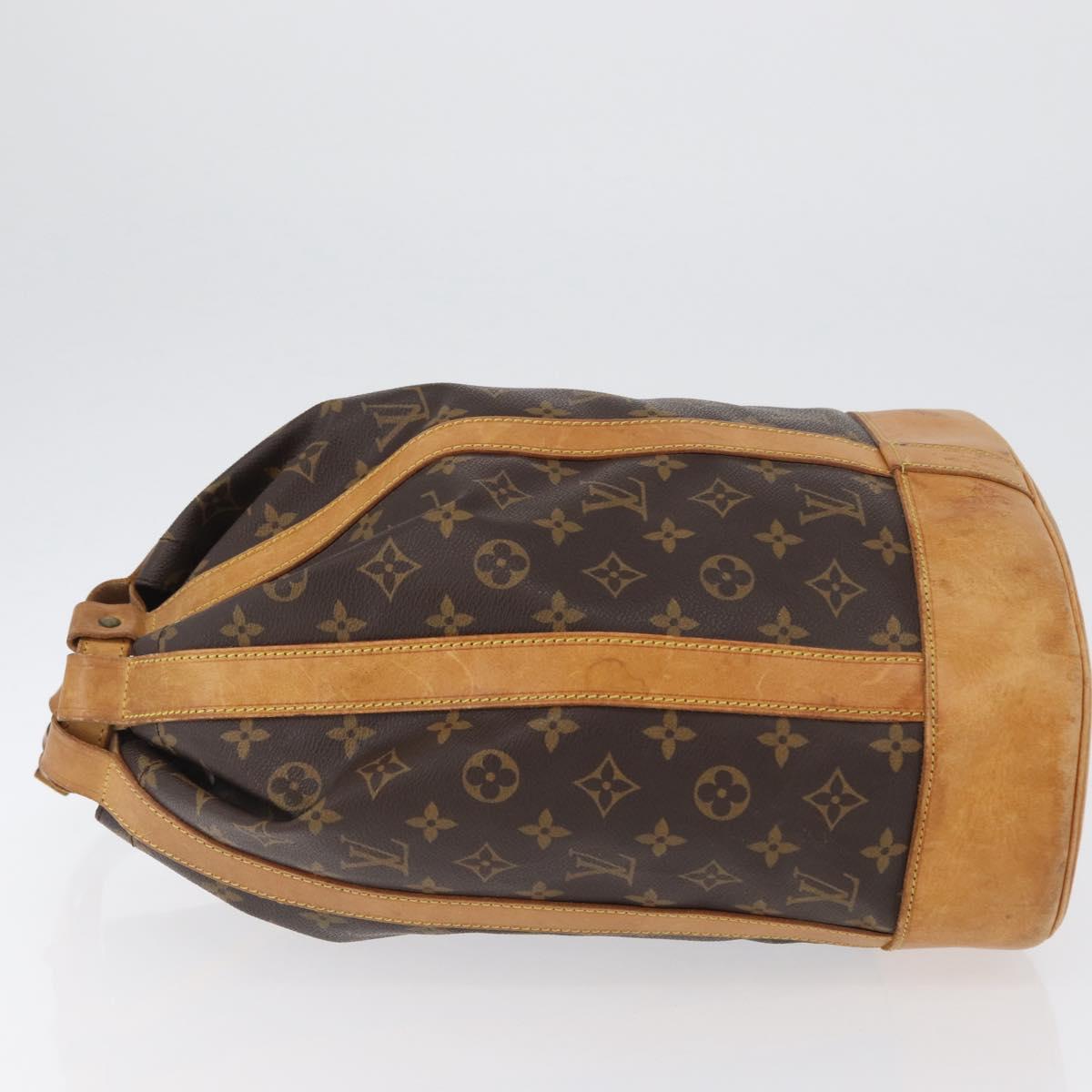 LOUIS VUITTON Monogram Randonnee PM Shoulder Bag M42243 LV Auth ka2816