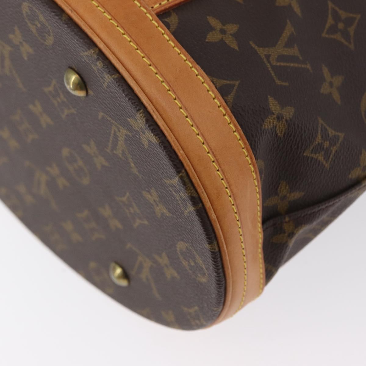 LOUIS VUITTON Monogram Bucket GM Shoulder Bag M42236 LV Auth ka2817