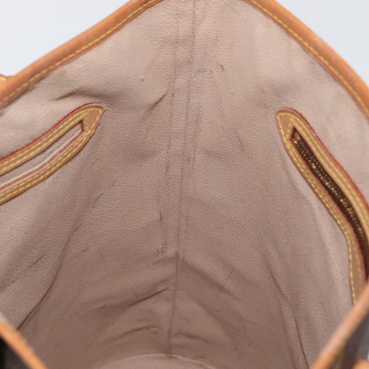 LOUIS VUITTON Monogram Bucket GM Shoulder Bag M42236 LV Auth ka2817
