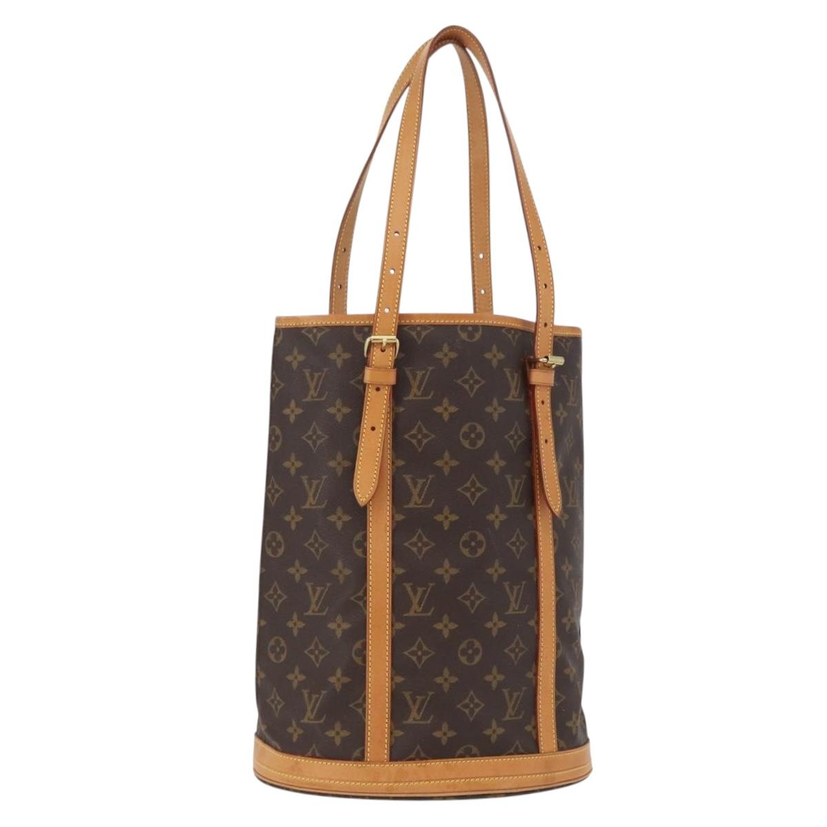 LOUIS VUITTON Monogram Bucket GM Shoulder Bag M42236 LV Auth ka2817