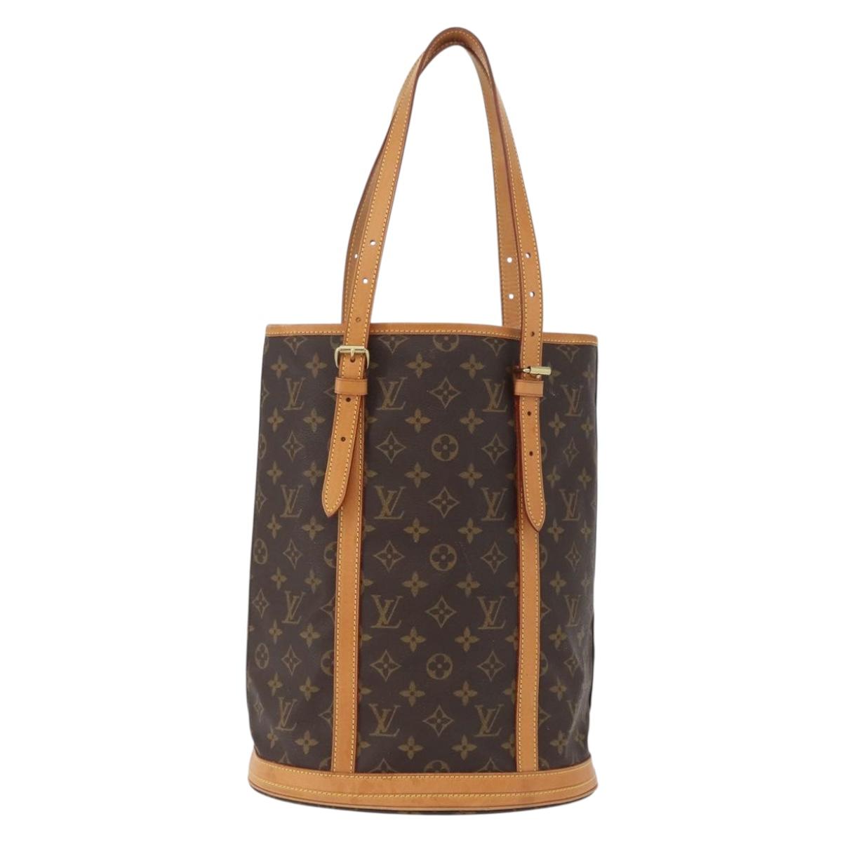 LOUIS VUITTON Monogram Bucket GM Shoulder Bag M42236 LV Auth ka2817