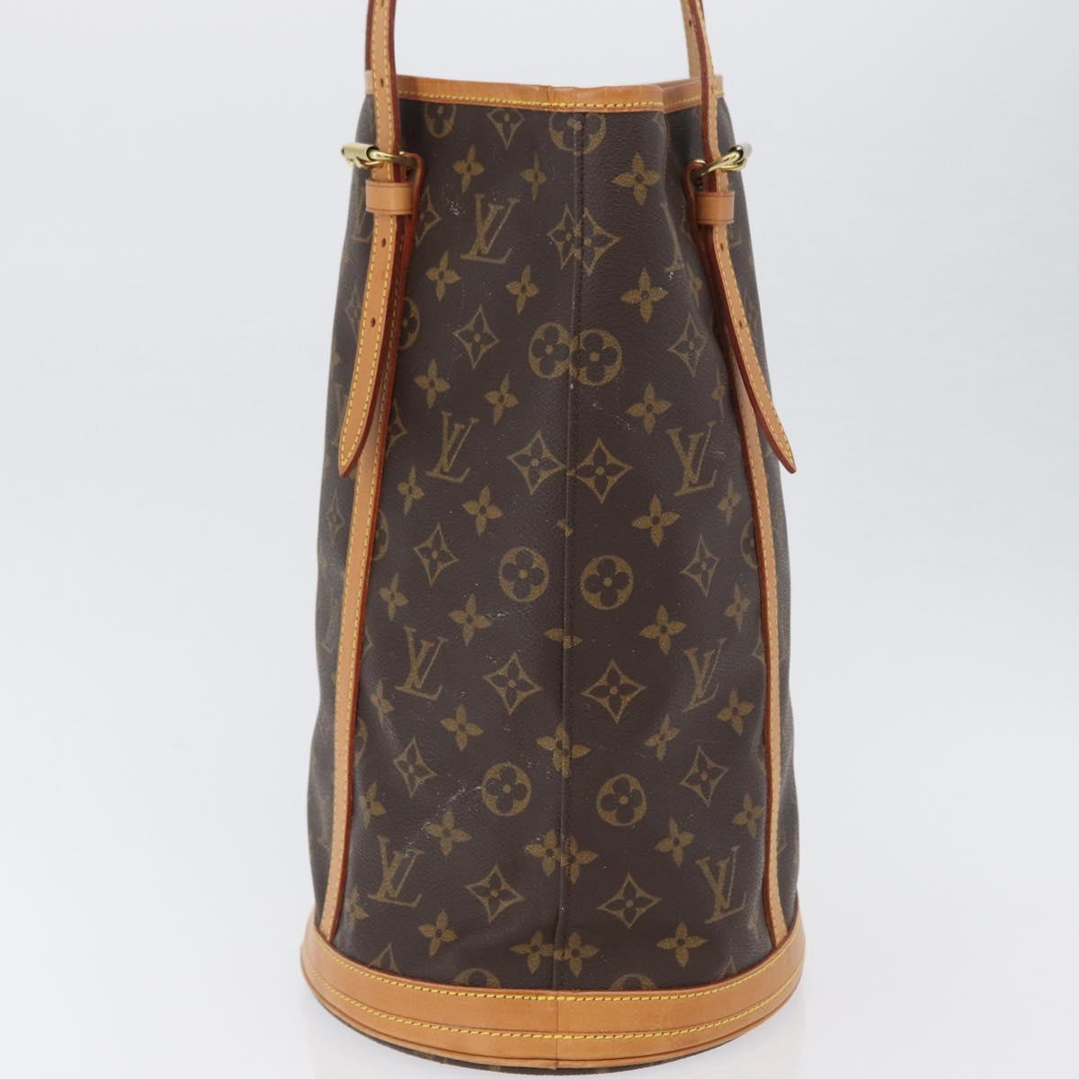 LOUIS VUITTON Monogram Bucket GM Shoulder Bag M42236 LV Auth ka2817