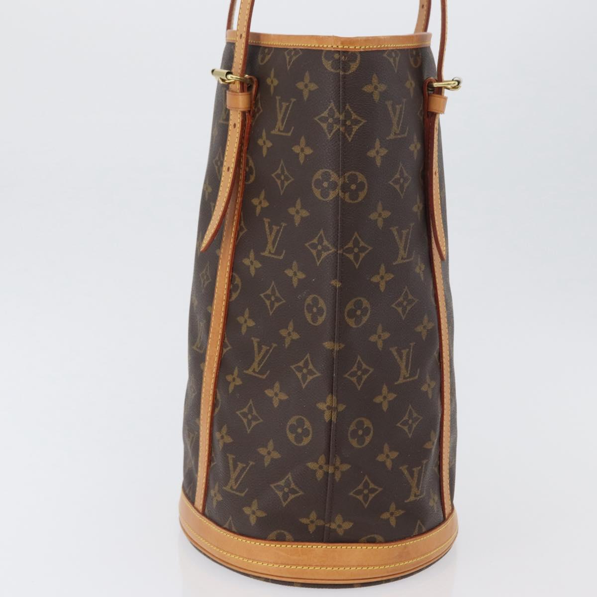 LOUIS VUITTON Monogram Bucket GM Shoulder Bag M42236 LV Auth ka2817