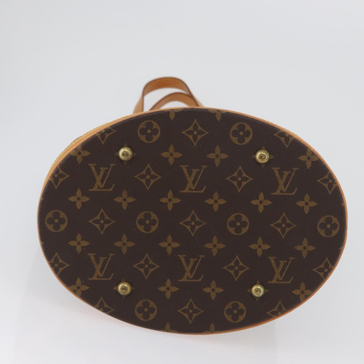 LOUIS VUITTON Monogram Bucket GM Shoulder Bag M42236 LV Auth ka2817