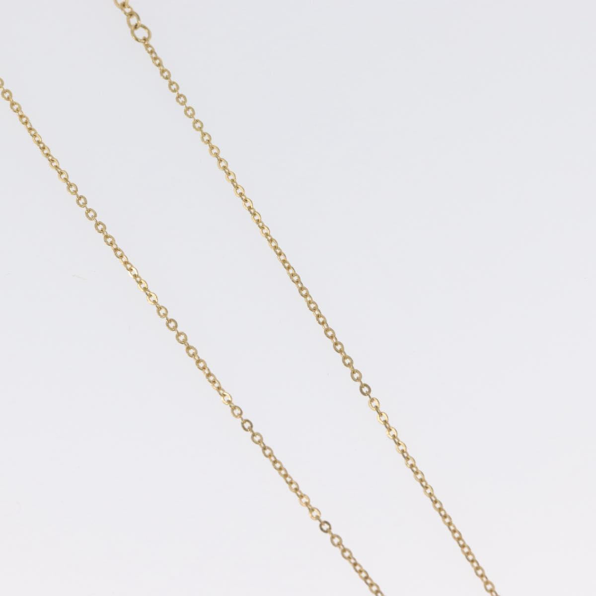 Christian Dior Necklace Brooch metal 3 Set Gold Tone Auth ka2819